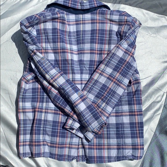 Hollister Blue Plaid Blazer Never Worn S - Picture 5 of 5